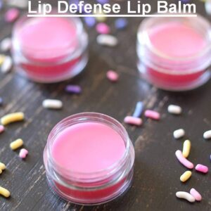 Lip Defense Lip Balm - Natural, handmade lip balm infused with shea butter and coconut oil for moisturizing and protecting lips, 10g, ₹200/-