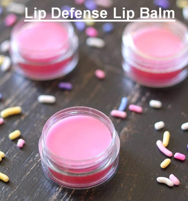 Lip Defense Lip Balm - Natural, handmade lip balm infused with shea butter and coconut oil for moisturizing and protecting lips, 10g, ₹200/-