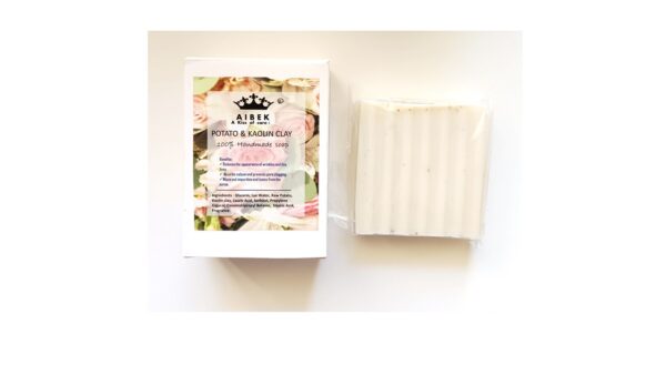 Potato and Kaolin Clay Soap - Natural handcrafted soap for gentle cleansing.