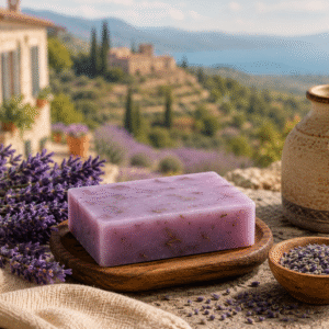 Lavender and Rosemary Handmade Soap Bar with Botanical Essential Oils for Smooth and Refreshed Skin