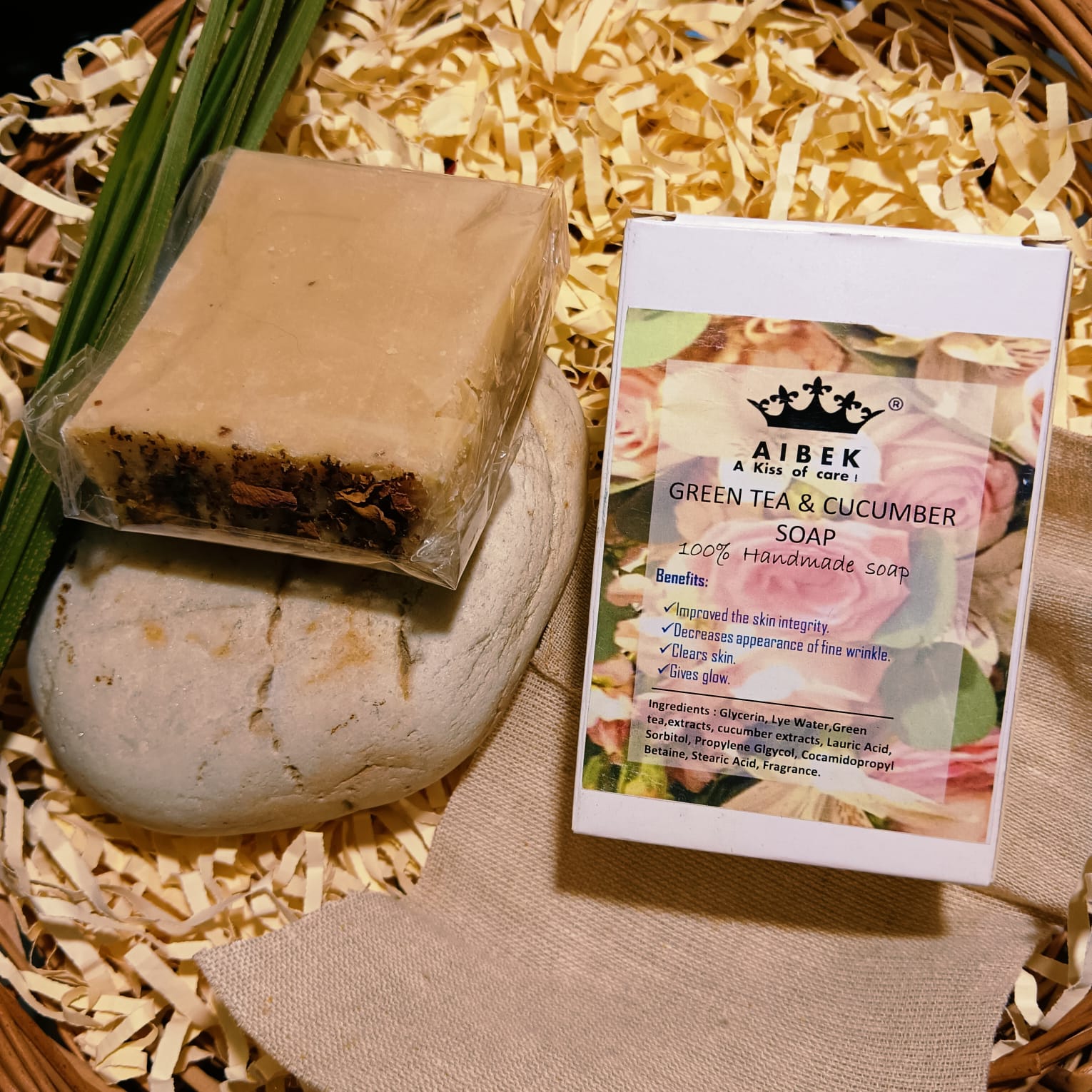 Green Tea And Cucumber Soap